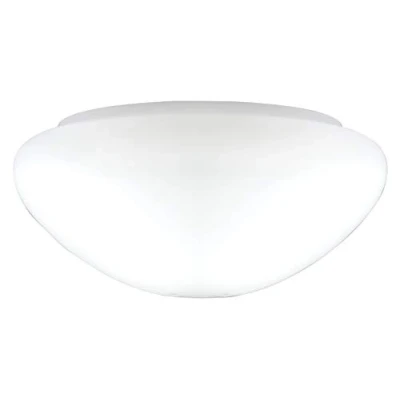 Obrázek Westinghouse Lighting 8704640 na lampu 19,1 cm ze satinovaného skla, houby, Bílá, 25.1 X 11.51
