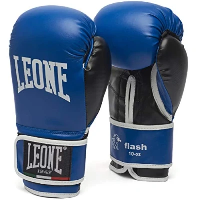 Obrázek LEONE 1947, Flash boxerské rukavice, unisex pro dospělé, modré, 10 OZ, GN083