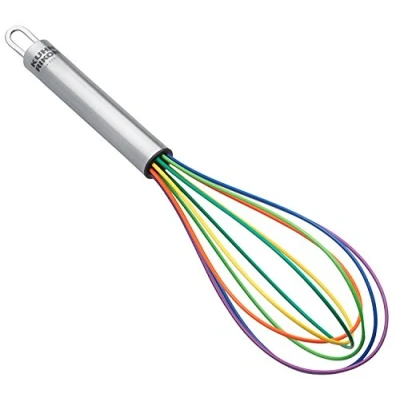 Obrázek KUHN RIKON 22265 kuchyňské pomůcky příslušenství COLORI Silikon Vibrační smeták malé 22 cm silikonové Whisk Regenbogenfarben
