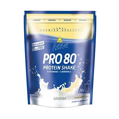 Obrázek inkospor Active Pro 80 Protein Shake, Banana, 500 g Bag