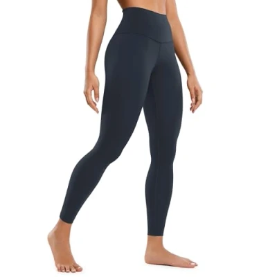Obrázek CRZ YOGA Butterluxe dámské sportovní legíny s vysokým pasem neprůhledné na jógu kalhoty Workout Gym 64 cm/71 cm, Pravé námořnictvo