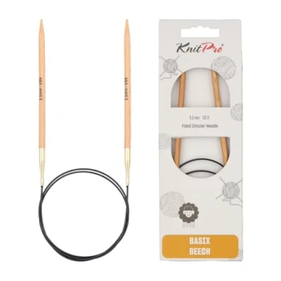 Obrázek KnitPro K35396 kruhová pletací jehla, dřevo, vícebarevná, 5 mm