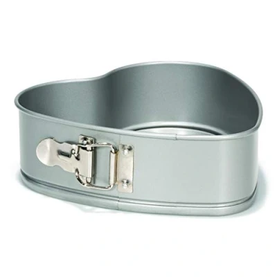Obrázek Leopold patisse Silver Top Srdce Rozkládací forma koláčová z oceli 20 cm