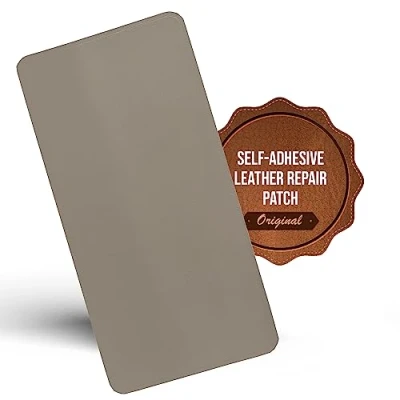 Obrázek MastaPlasta Selbstklebende Premium Leder Reparatur Patch Beige 20cm x 10cm. Sofortige Polsterung Qualität für Sofas, Auto Interieur, Taschen, Jacken