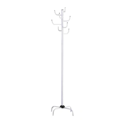 Obrázek HAKU Möbel Šatní stojan bílý, kov rozměry: V 180 cm x Ø 37 cm, styl: moderní