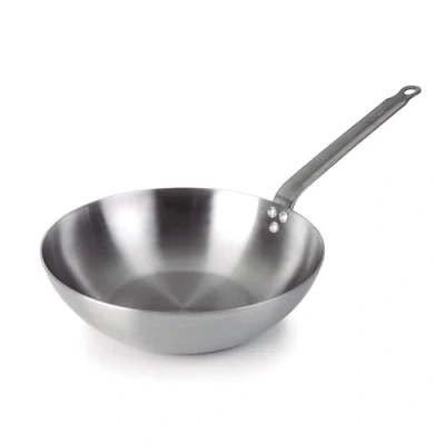 Obrázek Lacor Wok ze 100% přírodního železa, iron, šedá, 50 x 28 180 cm