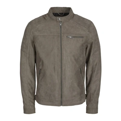 Obrázek Jack &amp; Jones Jjerocky Jacket Bunda z umělé kůže, Muži, Velikost: XS, Dark brown