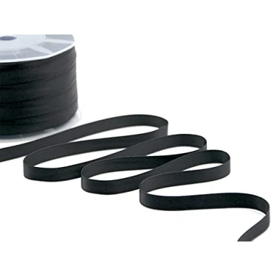 Obrázek Furlanis A1010 33 Doppelsatinband, Schwarz, 10 mm x 100 m