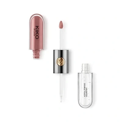 Obrázek KIKO Milano Unlimited Double Touch 131 tekutá rtěnka s dlouhým držením (12 hodin) ve 2 krocích, zářivý povrch