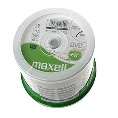 Obrázek Maxell DVD+R 4. 7GB 16X Printable 50ER SPINDEL