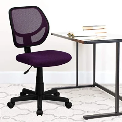 Obrázek Flash Möbel wa 3074 pur gg mid Back lila Mesh Aufgabe und Computer Stuhl