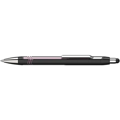 Obrázek Schneider 138704 Epsilon Touch kuličkové pero (tloušťka čáry XB, barva náplně vhodná pro dokumenty: modrá, vč. dotykového pera, Made in Germany) násadky: černo růžová