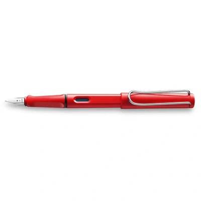 Obrázek Lamy Plnicí pero Safari, elegantní design, skvělé tužky, nejlepší tužky pro hladké psaní, žurnálování a kaligrafii, leváky, červené
