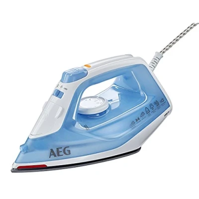 Obrázek AEG Napařovací žehlička DB 1730 / 2300 W 100 g parní ráz 0 26 páry/min. ukazatel zbytkového tepla keramická žehlicí plocha kluznost 250ml nádrž na vodu 2 m kabel systém proti vodnímu