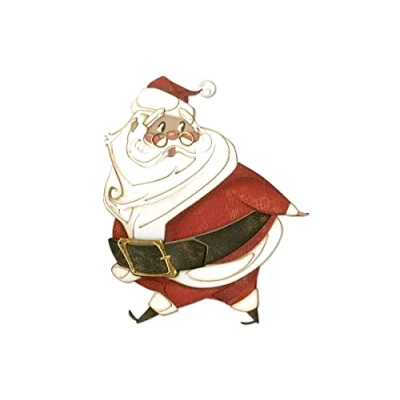 Obrázek Thinlits Stanzschablonen Jolly St. Nick Colorize von Tim Hol, 11er Pack