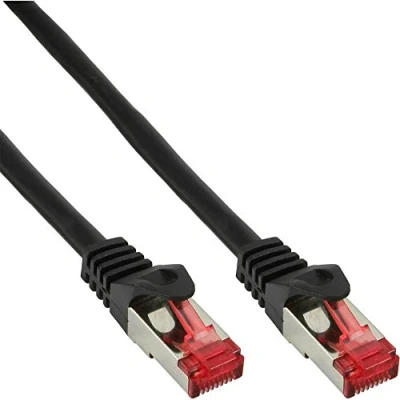 Obrázek InLine 76400S S/FTP propojovací kabel (250 MHz, PVC, měď, 10 m) černý