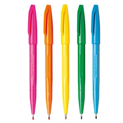 Obrázek Pentel S520 Sign Pen značkovače, 5 různých barev