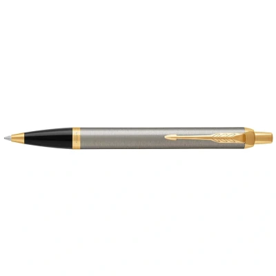 Obrázek Parker IM kuličkové pero Brushed Metal střední hrot modrá dárková krabička