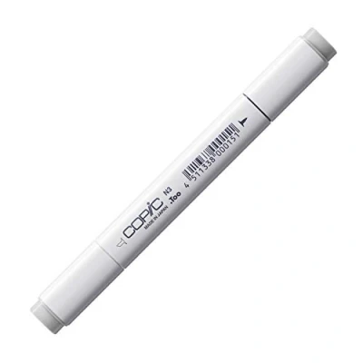 Obrázek COPIC Classic Marker typ N 3, neutrální šedý č. profesionální popisovač layoutu, se širokou a jemnou špičkou