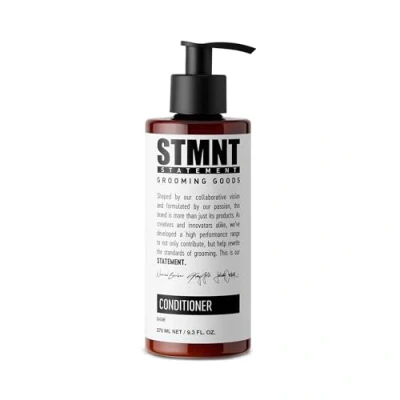 Obrázek STMNT STATEMENT GROOMING GOODS Kondicionér 275 ml pro měkké, zpevněné vlasy s aktivním uhlím a mentolem propůjčuje decentní lesk