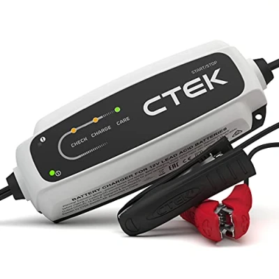Obrázek CTEK CT5 START/STOP, nabíječka baterií 12 V, udržovací nabíječka, inteligentní autobaterie, auta, péče o baterie s odsulfátovacím programem a technologií start/stop