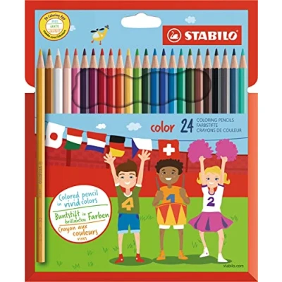 Obrázek Buntstift STABILO color 24er Pack mit 24 verschiedenen Farben inkl. 4 Neonfarben