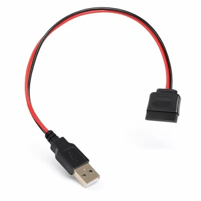 Obrázek Aukson P52 USB konektor na SATA 15 Pin adaptér síťový zdroj pro pevné disky kompatibilní se sérií ATA Standard 30 cm