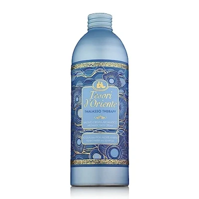 Obrázek Tesori d&#039;Oriente Cremebad Thalasso Therapy, Schaumbad mit Extrakt aus Wasser der Fidschi Inseln und Meeresalgen, reinigt die Haut spendet Frische Feuchtigkeit, 500 ml