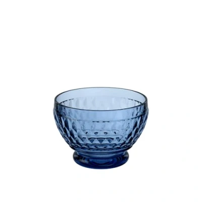 Obrázek Dezertní miska Villeroy a Boch Boston Coloured, 430 ml, křišťálové sklo, čirá/modrá