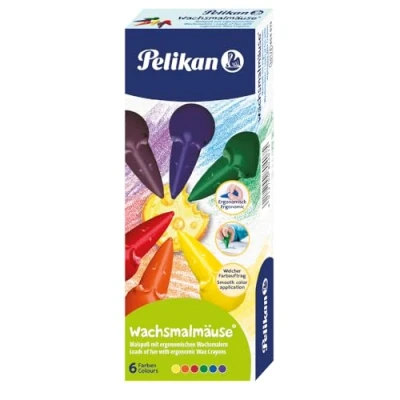 Obrázek Pelikan 804073 voskovka, 1 kus (balení ks), červená, žlutá, zelená, modrá