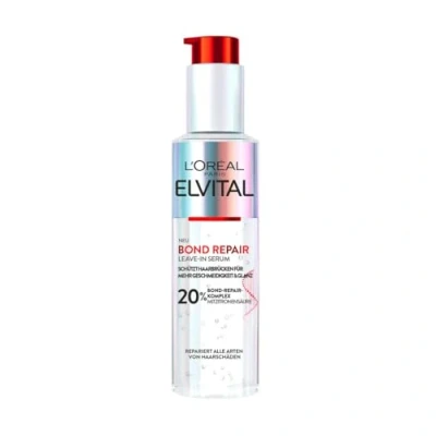 Obrázek L&#039;Oréal Paris Elvital bond Repair Leave In sérum na vlasy, vlasy proti poškození vlasů, ochrana méně lámání a třepení více lesku, s komplexem oprav kyselinou citrónovou, 150 ml