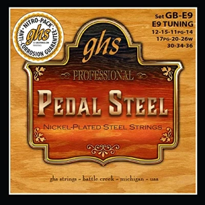 Obrázek GHS GB E9 Nikl p.s pedál Steel Tune String