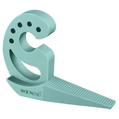 Obrázek WENKO Dveřní zarážka a okenní Multi Stop® Mint ochrana proti skluzu, plast (TPR), 11,8 x 7,7 2,5 cm, mátově zelená