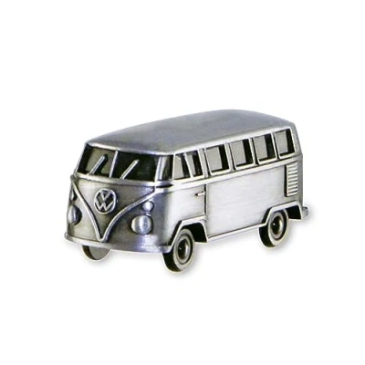 Obrázek BRISA VW Collection Volkswagen magnet na lednici kancelář nástěnnou stěnu v modelu T1 Bulli Bus 3D Mini (Classic Bus/antická stříbro)