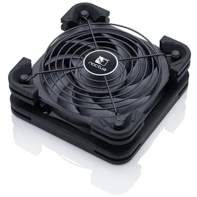Obrázek Noctua NV FS2, víceúčelová sada ventilátorů pro chlazení zařízení s oceněným NF A12x25 120mm ventilátorem, těsnicí hranou a podložkami proti vibracím, mřížka ventilátoru regulátor rychlosti NA FC1