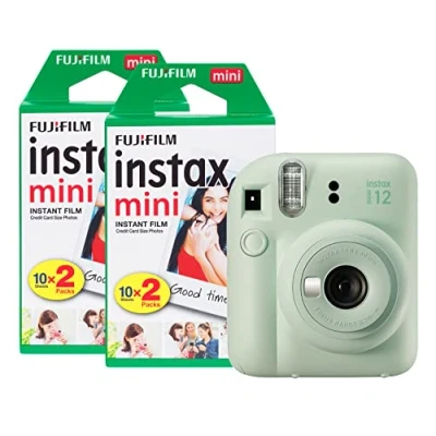 Obrázek Fujifilm Instax Mini 12 Sofortbildkamera mit 40 Aufnahmen, Minzgrün