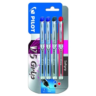 Obrázek Pilot Spain bxgpn v5 V 5 Grip Flüssigtinte Marker, 4 Stück, bunt