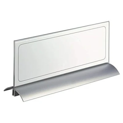 Obrázek Durable Tabulka se jménem stolu Desk Presenter de Luxe, 105 x 297 mm, akryl s hliníkem, 820319
