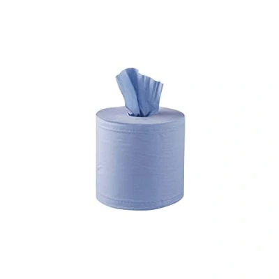 Obrázek Jantex CENTRE Feed Roll Blue. 400 sheets per Roll. Pack Quantity: 6 by Catering Store Direct Ltd