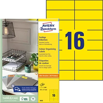 Obrázek AVERY Zweckform 3448 barevné štítky