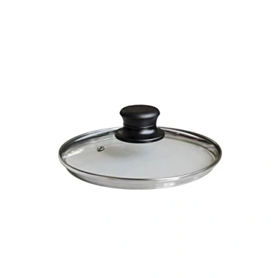 Obrázek univerzální objektiv Rubin 16 cm s plastovým knoflík, skleněná poklice, objektiv, na vaření Poklic