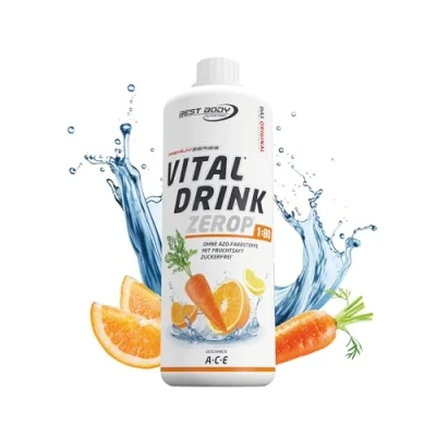 Obrázek Best Body Nutrition Vital Drink ZEROP® A C E, originální nápojový koncentrát sirup bez cukru, 1: 80 vydává litrů hotového nápoje, 1000 ml