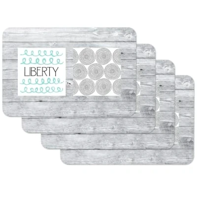 Obrázek Venilia pro Souprava prostírání jídelnu LIBERTY, sada 4 potahovatelných polypropylenů, trezor na potraviny ks 45 x 30 cm, ks, 59083
