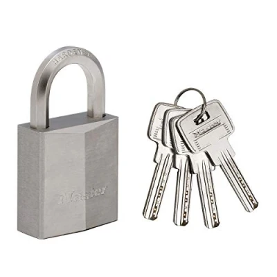 Obrázek Master Lock 1145PEURD námořní visací zámek s klíčem, šedý, 7,1 x 4 2,1 cm