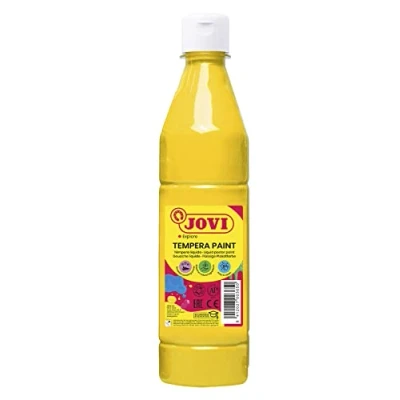Obrázek Jovi Plakatfarbe, malfertige Tempera auf Wasserbasis, 500 ml Flasche gelb