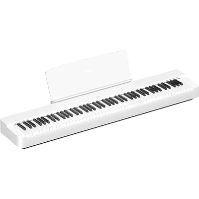 Obrázek Yamaha P 225 digitální klavír, bílé lehké a přenosné klavíry s klávesnicí Graded Hammer Compact 88 vyváženými klávesami 24 zvuky nástrojů