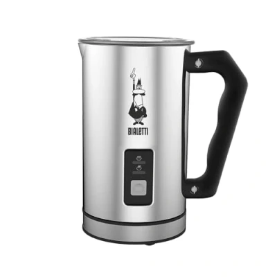 Obrázek Bialetti 0004430 Montalat Elettrico, objem 240 ml, 500 W, 1 šálek nerezová ocel, stříbrná černá