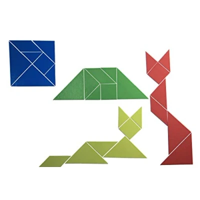 Obrázek WISSNER 80740 aktiv lernen Magnetischer Tangram Satz 28 Teile MAG Pap