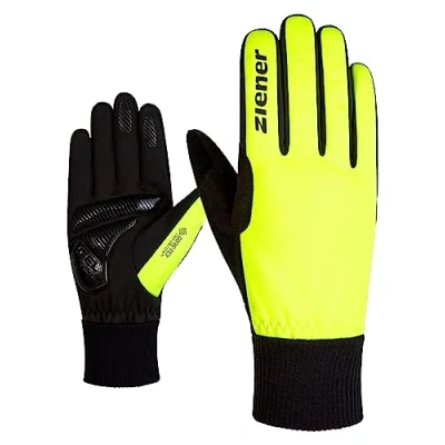 Obrázek Ziener Dospělí SMU 18 GWS 414 Bike Glove rukavice, žlutá barva, 7,5 (S)