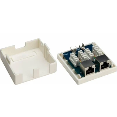 Obrázek 2 Port rozvodná krabice RJ45, Cat 6, STP; STP stíněný